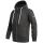 Alessandro Salvarini Herren Sweatjacke Kapuzenpullover Jacke Hoodie Dunkelgrau - Gr. M