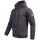 Alessandro Salvarini Herren Kapuzenpullover mit Reißverschluss Hoodie Sweatjacke Anthrazit - Gr. S