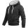 Alessandro Salvarini HerrenSweatshirt Kapuzen Pullover Hoodie Sweater Schwarz - Gr. L