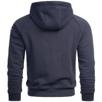 Alessandro Salvarini HerrenSweatshirt Kapuzen Pullover Hoodie Sweater Navy - Gr. M