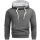 Alessandro Salvarini HerrenSweatshirt Kapuzen Pullover Hoodie Sweater Dunkelgrau - Gr. 2XL