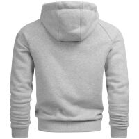 Alessandro Salvarini HerrenSweatshirt Kapuzen Pullover Hoodie Sweater Hellgrau - Gr. XL
