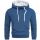 Alessandro Salvarini HerrenSweatshirt Kapuzen Pullover Hoodie Sweater Blau - Gr. M