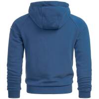 Alessandro Salvarini HerrenSweatshirt Kapuzen Pullover Hoodie Sweater Blau - Gr. L