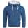 Alessandro Salvarini HerrenSweatshirt Kapuzen Pullover Hoodie Sweater Blau - Gr. XL