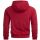 Alessandro Salvarini HerrenSweatshirt Kapuzen Pullover Hoodie Sweater Bordeaux - Gr. S