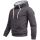 Alessandro Salvarini HerrenSweatshirt Kapuzen Pullover Hoodie Sweater Anthrazit - Gr. L