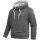 Alessandro Salvarini Herren Hoodie O290 Dunkelgrau Größe XXXL - Gr. 3XL