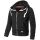 Alessandro Salvarini Herren Kapuzen Pullover Sweatjacke Hoodie Schwarz - Gr. S