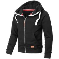 Alessandro Salvarini Herren Kapuzen Pullover Sweatjacke Hoodie Schwarz - Gr. XL