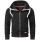 Alessandro Salvarini Herren Kapuzen Pullover Sweatjacke Hoodie Schwarz - Gr. XL