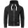 Alessandro Salvarini Herren Kapuzen Pullover Sweatjacke Hoodie Schwarz - Gr. XL