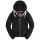 Alessandro Salvarini Herren Kapuzen Pullover Sweatjacke Hoodie Schwarz - Gr. XL