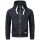 Alessandro Salvarini Herren Kapuzen Pullover Sweatjacke Hoodie Navy - Gr. L