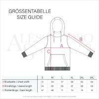 Alessandro Salvarini Herren Hoodie Pullover Sweater Pulli mit Kapuze Navy - Gr. XL