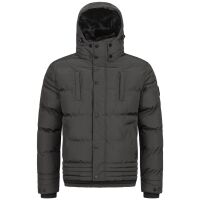 Alessandro Salvarini Herren Winterjacke O281 Dunkelgrau Größe XXL - Gr. 2XL