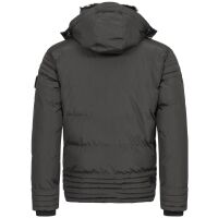 Alessandro Salvarini Herren Winterjacke O281 Dunkelgrau Größe XXL - Gr. 2XL