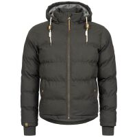 Alessandro Salvarini Herren Winterjacke O282 Dunkelgrau Größe L - Gr. L