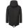 Alessandro Salvarini Herren Winterjacke langer Parka mit Teddyfell - Schwarz-Gr.L