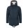 Alessandro Salvarini Herren Winterjacke langer Parka mit Teddyfell - Navy-Gr.S