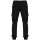 Alessandro Salvarini Herren Designer Cargo Stoff Hose Cargohose Regular Fit NEU O031 Schwarz W32 L32