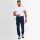 Alessandro Salvarini Herren Designer Cargo Stoff Hose Cargohose Regular Fit NEU O031 Dunkelblau W33 L32