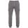 Alessandro Salvarini Herren Designer Cargo Stoff Hose Cargohose Regular Fit NEU O031 Grau W38 L34
