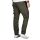 Alessandro Salvarini Herren Designer Cargo Stoff Hose Cargohose Regular Fit NEU O031 Grün W33 L32