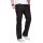 Alessandro Salvarini Herren leichte Sommer Hose O-034 - Schwarz-W32-L34