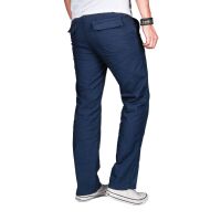 Alessandro Salvarini Herren leichte Sommer Hose O-034 - Dunkelblau-W38-L34