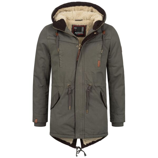 Alessandro Salvarini Herren Winterparka O280 Dunkelgrau XL