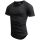 Alessandro Salvarini Herren T-Shirts Rund Hals Shirt Round Neck Schwarz O-076 Schwarz S