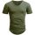 A.Salvarini Herren T-Shirts O077 Olive XL