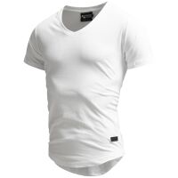 A.Salvarini Herren T-Shirts O077 Weiss XL