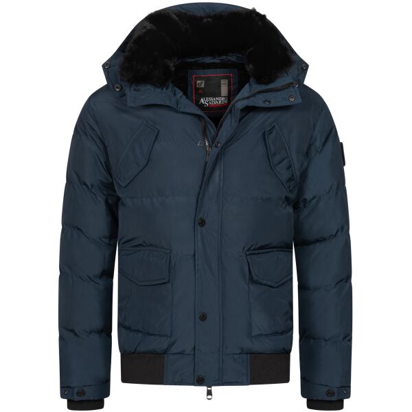 Alessandro Salvarini Herren Winterjacke Navy O286 Größe S - Gr. S