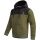 Alessandro Salvarini Herren Hoodie Olive-Schwarz O-312 Größe XXL - Gr. 2XL
