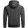 Alessandro Salvarini Herren Sweatjacke O-313 - Dunkelgrau Größe S - Gr. S