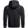 Alessandro Salvarini Herren Sweatjacke O-314 - Schwarz Größe L - Gr. L