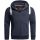 Alessandro Salvarini Herren Sweatjacke O-314 - Navy Größe S - Gr. S