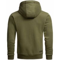 Alessandro Salvarini Herren Sweatjacke O-314 - Olive Größe S - Gr. S