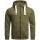 Alessandro Salvarini Herren Sweatjacke O-314 - Olive Größe S - Gr. S