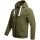 Alessandro Salvarini Herren Sweatjacke O-314 - Olive Größe S - Gr. S
