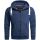 Alessandro Salvarini Herren Sweatjacke O-314 - Blau Größe L - Gr. L