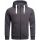 Alessandro Salvarini Herren Sweatjacke O-314 - Anthrazit Größe L - Gr. L