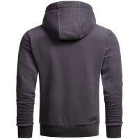 Alessandro Salvarini Herren Sweatjacke O-314 - Anthrazit Größe XXL - Gr. 2XL