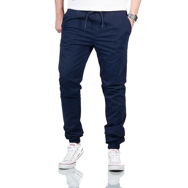 Alessandro Salvarini Herren Cargo Hose Dunkelblau O275 W40 L32