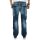 Alessandro Salvarini Herren Jeans dicke Naht O-007 Blau-Denim-W38-L30