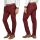 Alessandro Salvarini Herren Designer Chino Stoff Hose Chinohose Regular Fit Bordeaux NEU O095