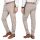 Alessandro Salvarini Herren Chino Stoff Hose Regular Fit Hellgrau O095 W30 L34