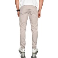 Alessandro Salvarini Herren Chino Stoff Hose Regular Fit Hellgrau O095 W31 L34